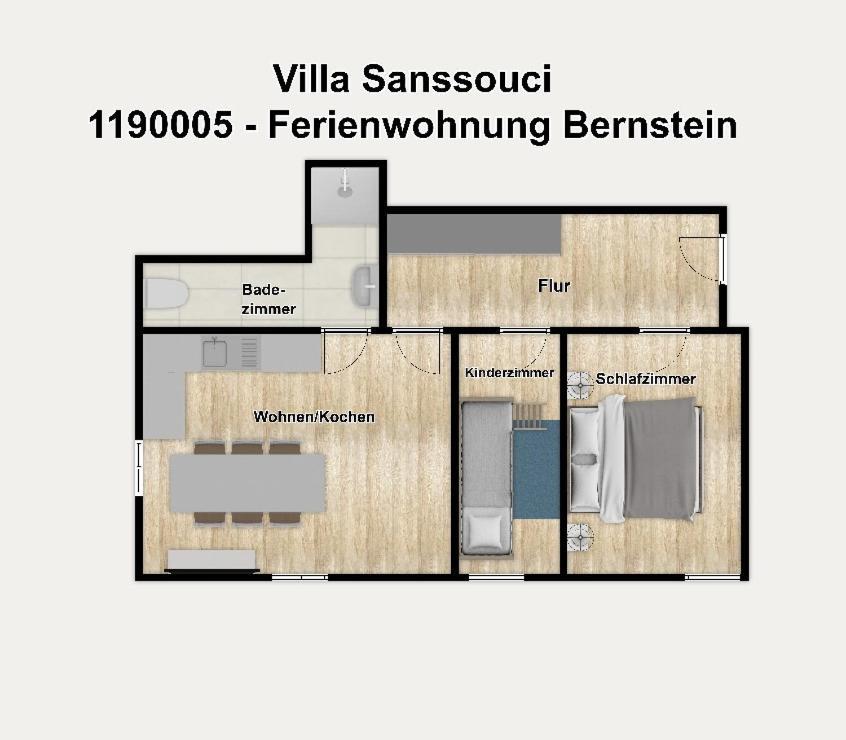 Apartment Sanssouci Bernstein Ostseebad Binz
